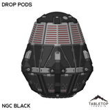 Tabletop Terrain Vehicle NextGen Color- Black Drop Pods