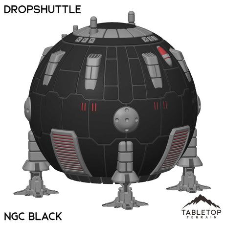 Tabletop Terrain Vehicle NextGen Color- Black Dropshuttle