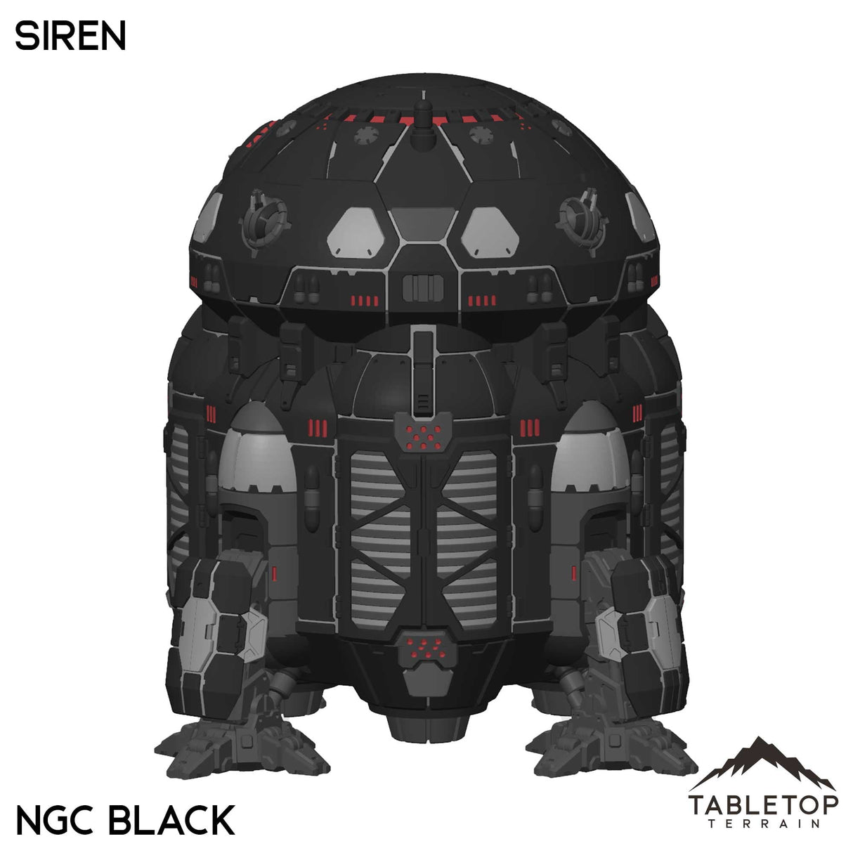 Tabletop Terrain Vehicle NextGen Color - Black Siren Dropship