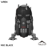 Tabletop Terrain Vehicle NextGen Color- Black Wren Light-Class Dropship
