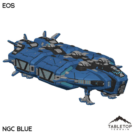 Tabletop Terrain Vehicle NextGen Color- Blue Eos Dropship