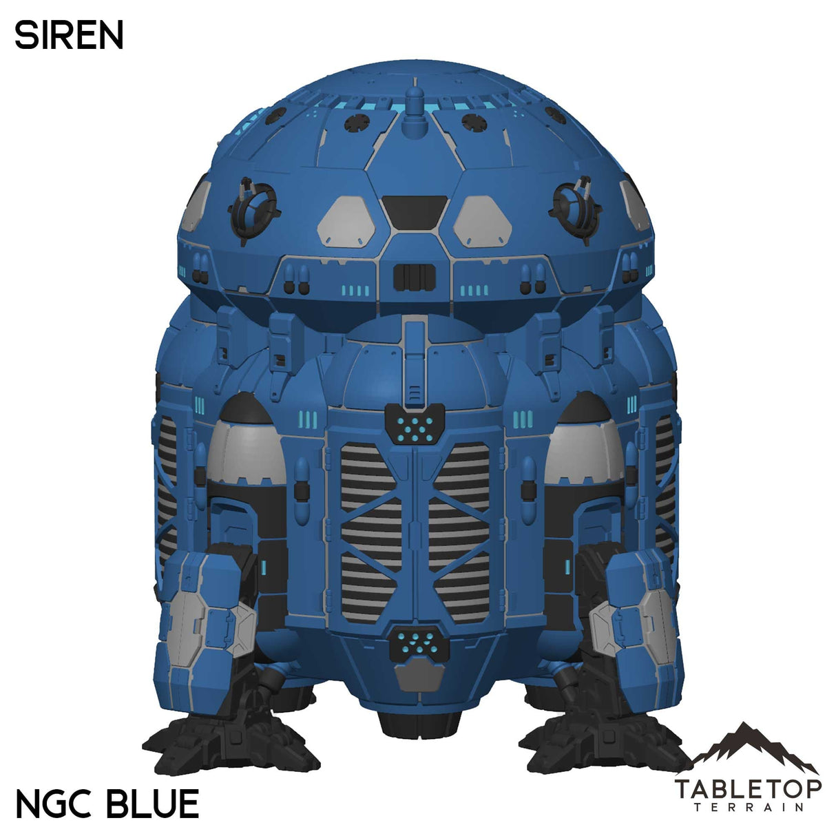 Tabletop Terrain Vehicle NextGen Color - Blue Siren Dropship