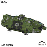 Tabletop Terrain Vehicle NextGen Color- Green Claw Dropship