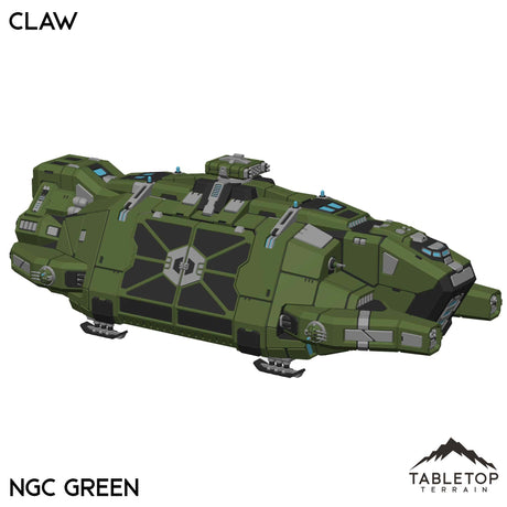 Tabletop Terrain Vehicle NextGen Color- Green Claw Dropship