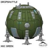 Tabletop Terrain Vehicle NextGen Color- Green Dropshuttle