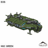 Tabletop Terrain Vehicle NextGen Color- Green Eos Dropship