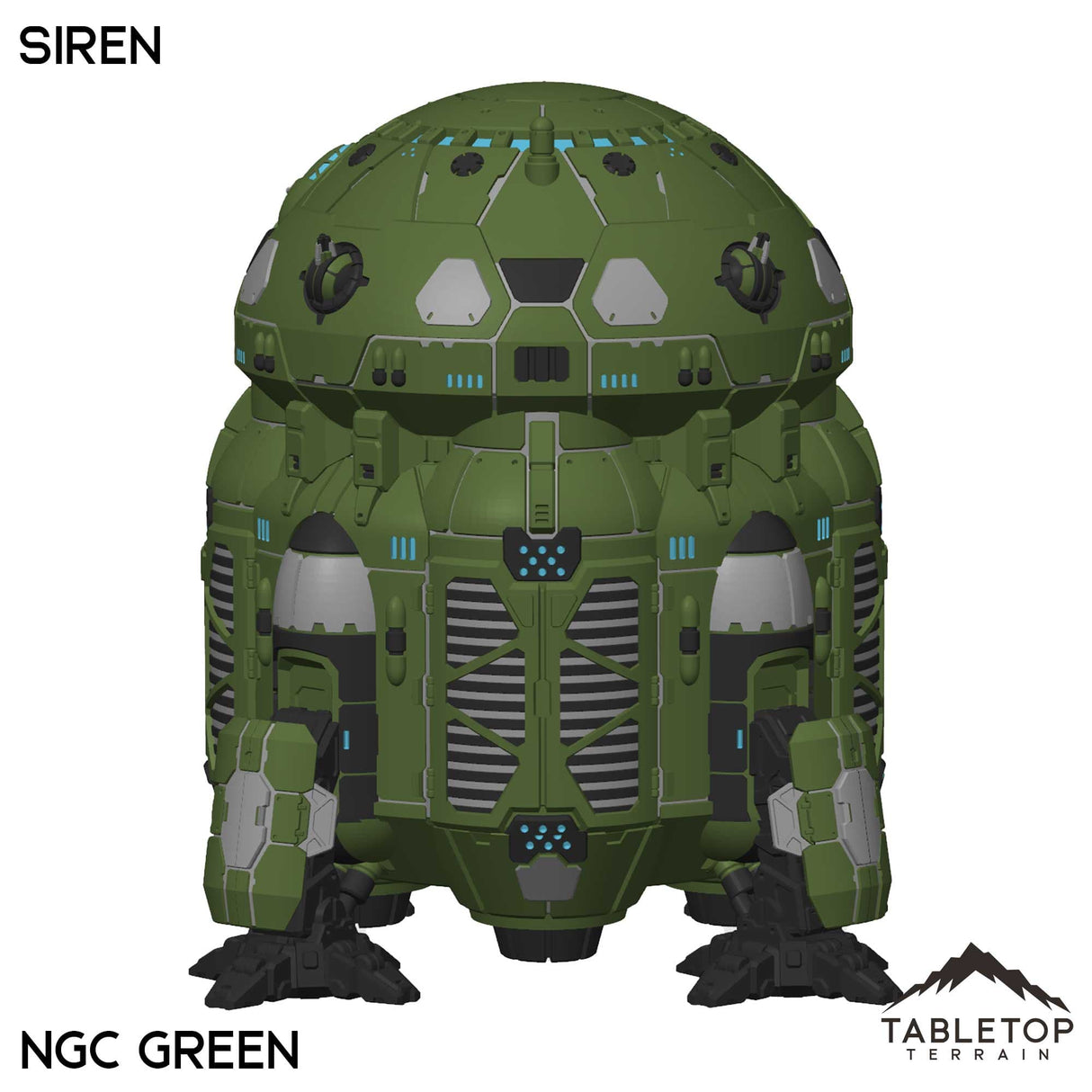 Tabletop Terrain Vehicle NextGen Color - Green Siren Dropship