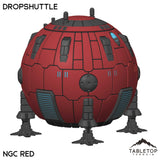 Tabletop Terrain Vehicle NextGen Color- Red Dropshuttle