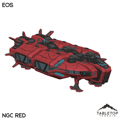 Tabletop Terrain Vehicle NextGen Color- Red Eos Dropship