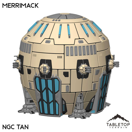 Tabletop Terrain Vehicle NextGen Color- Tan Merrimack Dropship