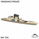 Tabletop Terrain Vehicle NextGen Color- Tan Vengeance Frigate