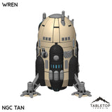 Tabletop Terrain Vehicle NextGen Color- Tan Wren Light-Class Dropship