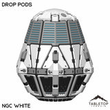 Tabletop Terrain Vehicle NextGen Color- White Drop Pods