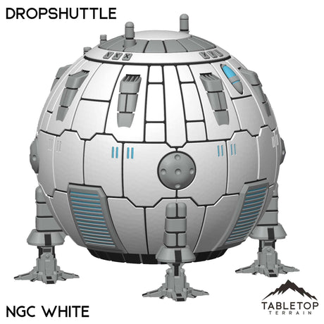 Tabletop Terrain Vehicle NextGen Color- White Dropshuttle