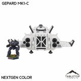 Tabletop Terrain Vehicle NextGen Color (White) Gepard Dropship Mk1-C