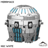 Tabletop Terrain Vehicle NextGen Color- White Merrimack Dropship