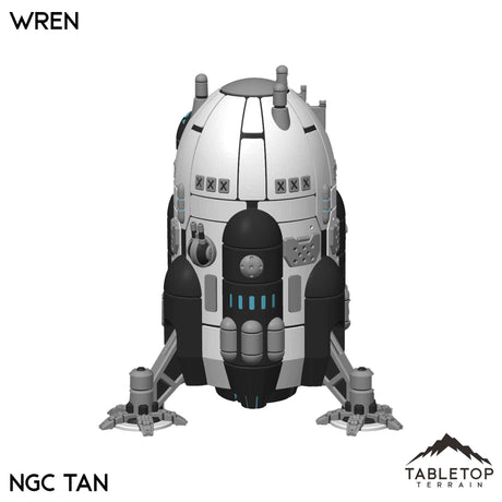 Tabletop Terrain Vehicle NextGen Color- White Wren Light-Class Dropship