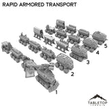 Tabletop Terrain Vehicle RAT - Rapid Armored Transport Vehicle