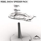 Tabletop Terrain Vehicle Rebel Snow Speeder Pack