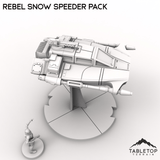 Tabletop Terrain Vehicle Rebel Snow Speeder Pack