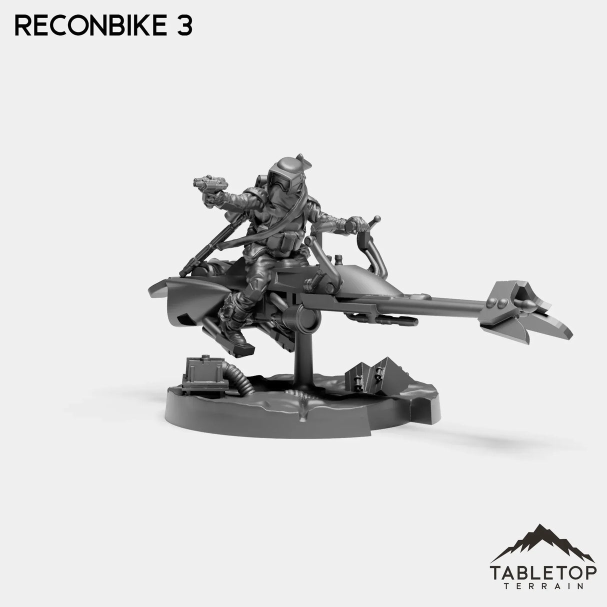 Tabletop Terrain Vehicle Recon Biker 3 Recon Bikers