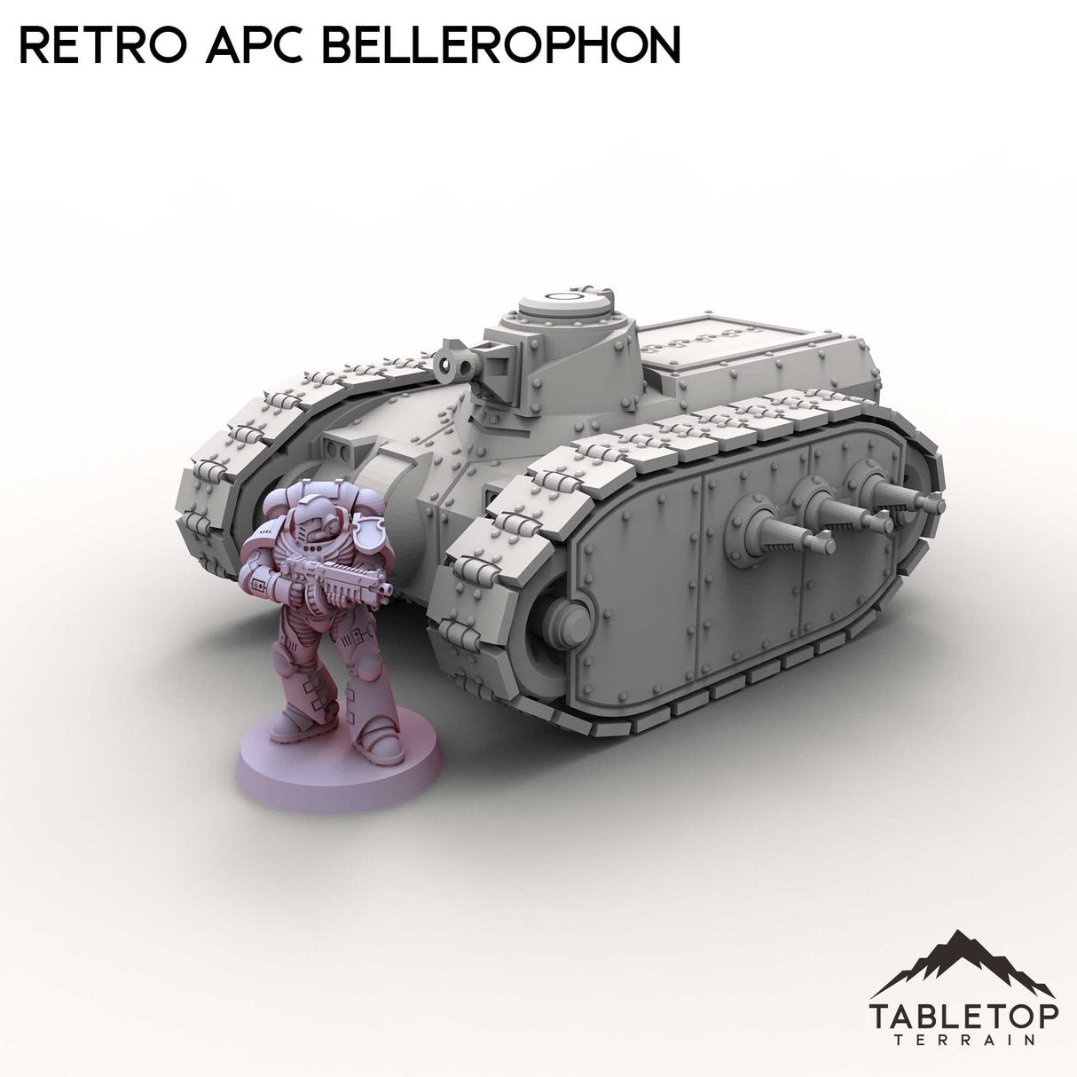 Tabletop Terrain Vehicle Retro APC Bellerophon