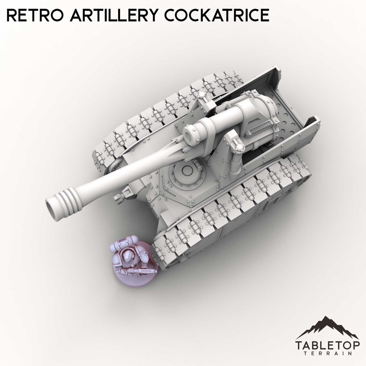 Tabletop Terrain Vehicle Retro Artillery Cockatrice