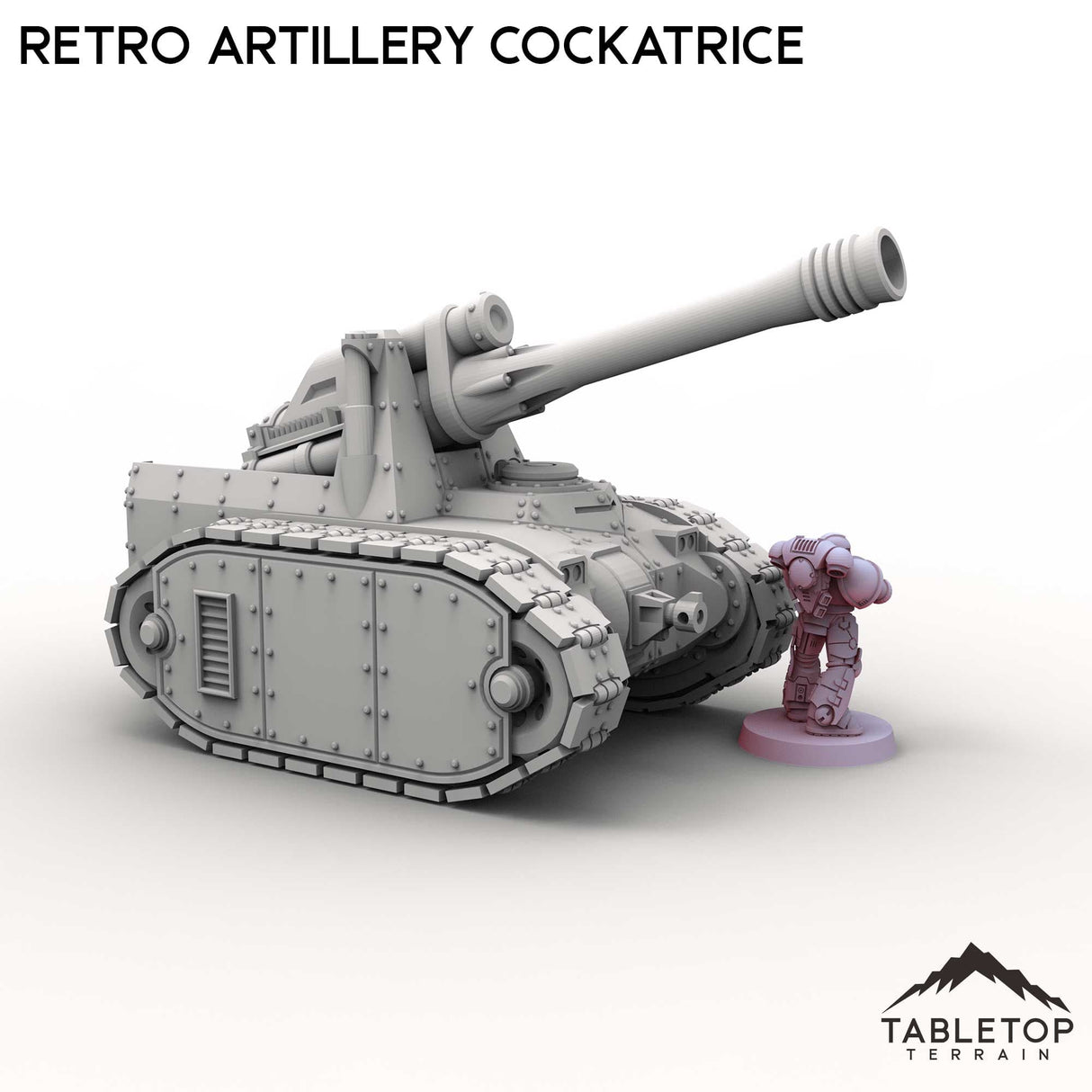 Tabletop Terrain Vehicle Retro Artillery Cockatrice