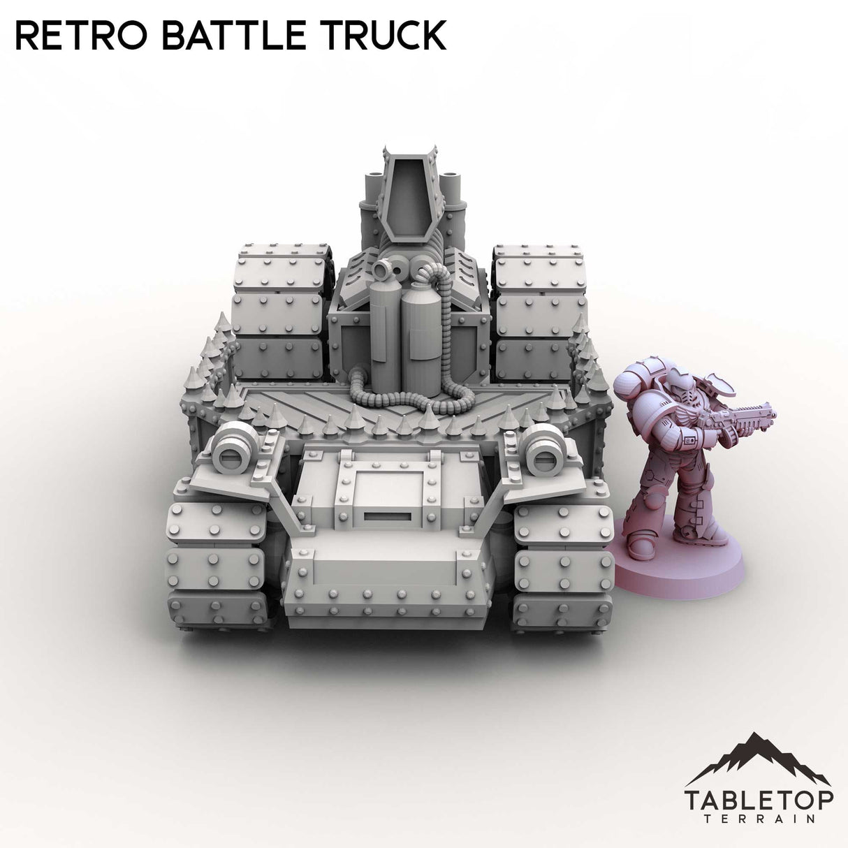 Tabletop Terrain Vehicle Retro Battle Truck