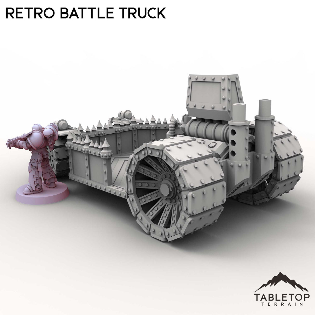 Tabletop Terrain Vehicle Retro Battle Truck