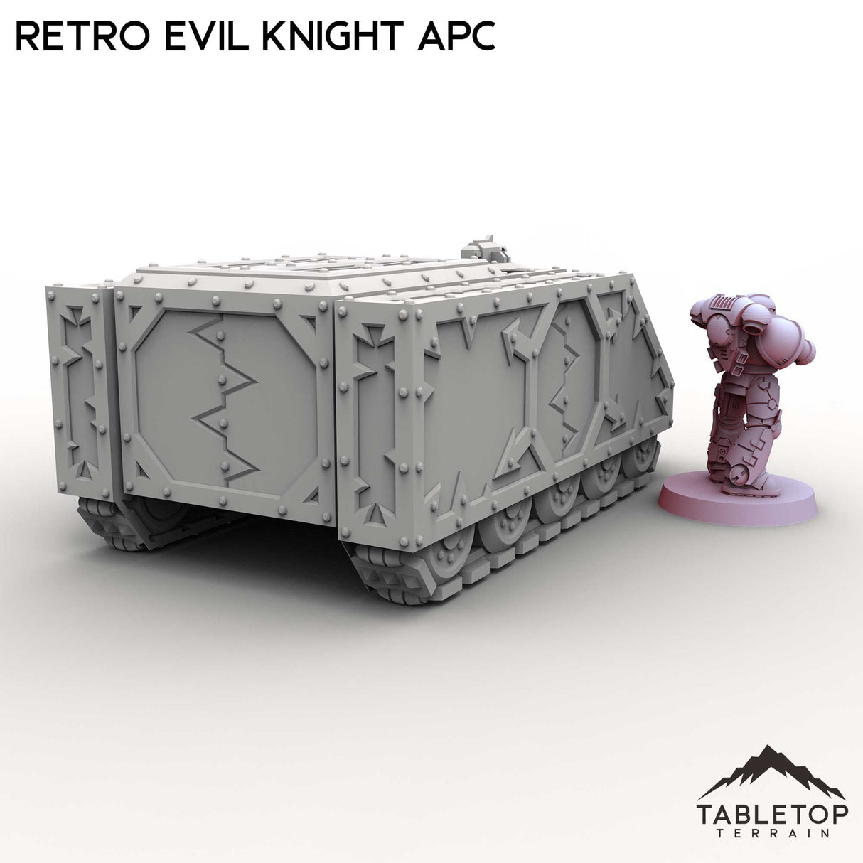 Tabletop Terrain Vehicle Retro Evil Knight APC