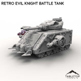 Tabletop Terrain Vehicle Retro Evil Knight Battle Tank