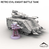 Tabletop Terrain Vehicle Retro Evil Knight Battle Tank