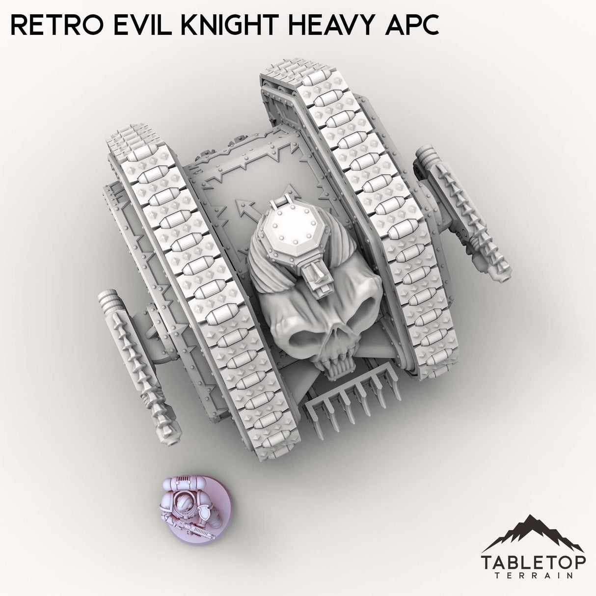 Tabletop Terrain Vehicle Retro Evil Knight Heavy APC