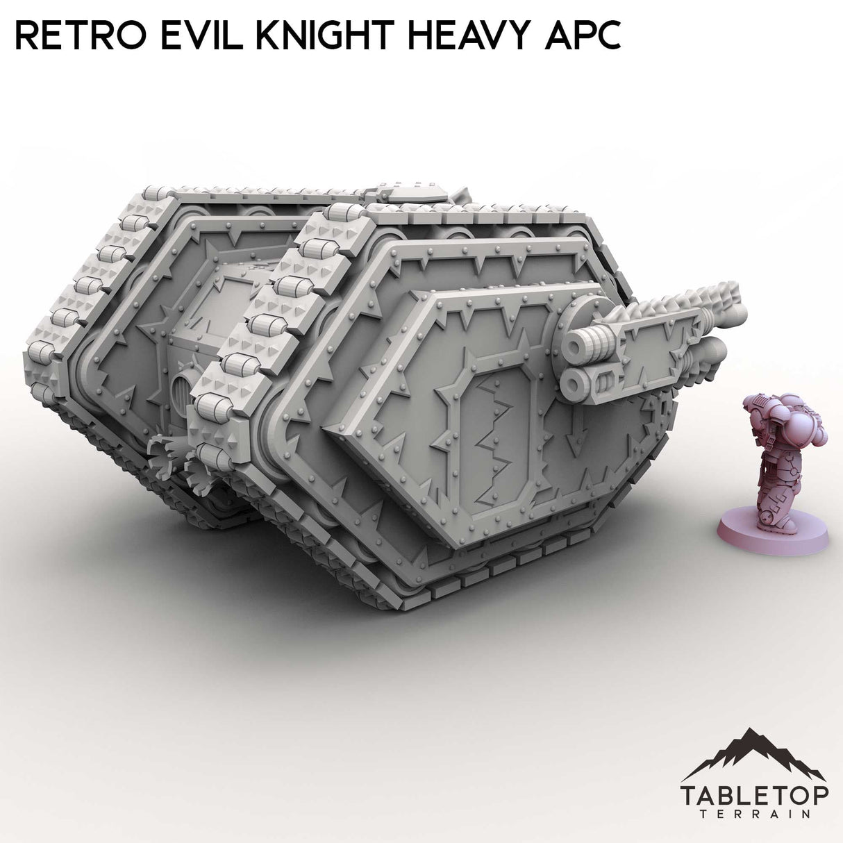 Tabletop Terrain Vehicle Retro Evil Knight Heavy APC