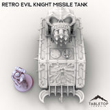 Tabletop Terrain Vehicle Retro Evil Knight Missile Tank