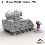 Tabletop Terrain Vehicle Retro Evil Knight Missile Tank