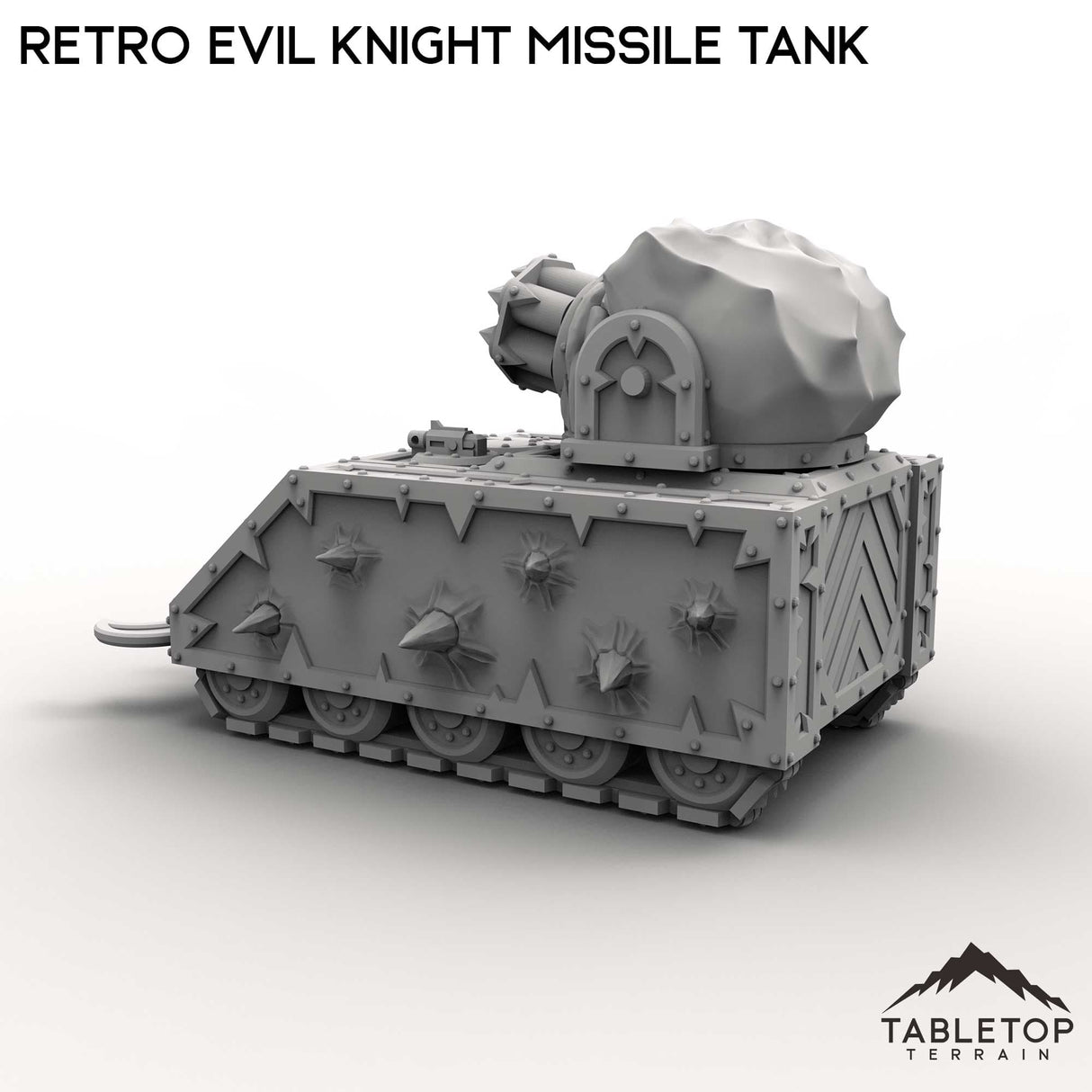 Tabletop Terrain Vehicle Retro Evil Knight Missile Tank
