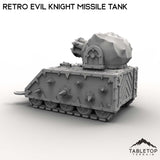 Tabletop Terrain Vehicle Retro Evil Knight Missile Tank