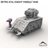 Tabletop Terrain Vehicle Retro Evil Knight Missile Tank