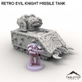 Tabletop Terrain Vehicle Retro Evil Knight Missile Tank