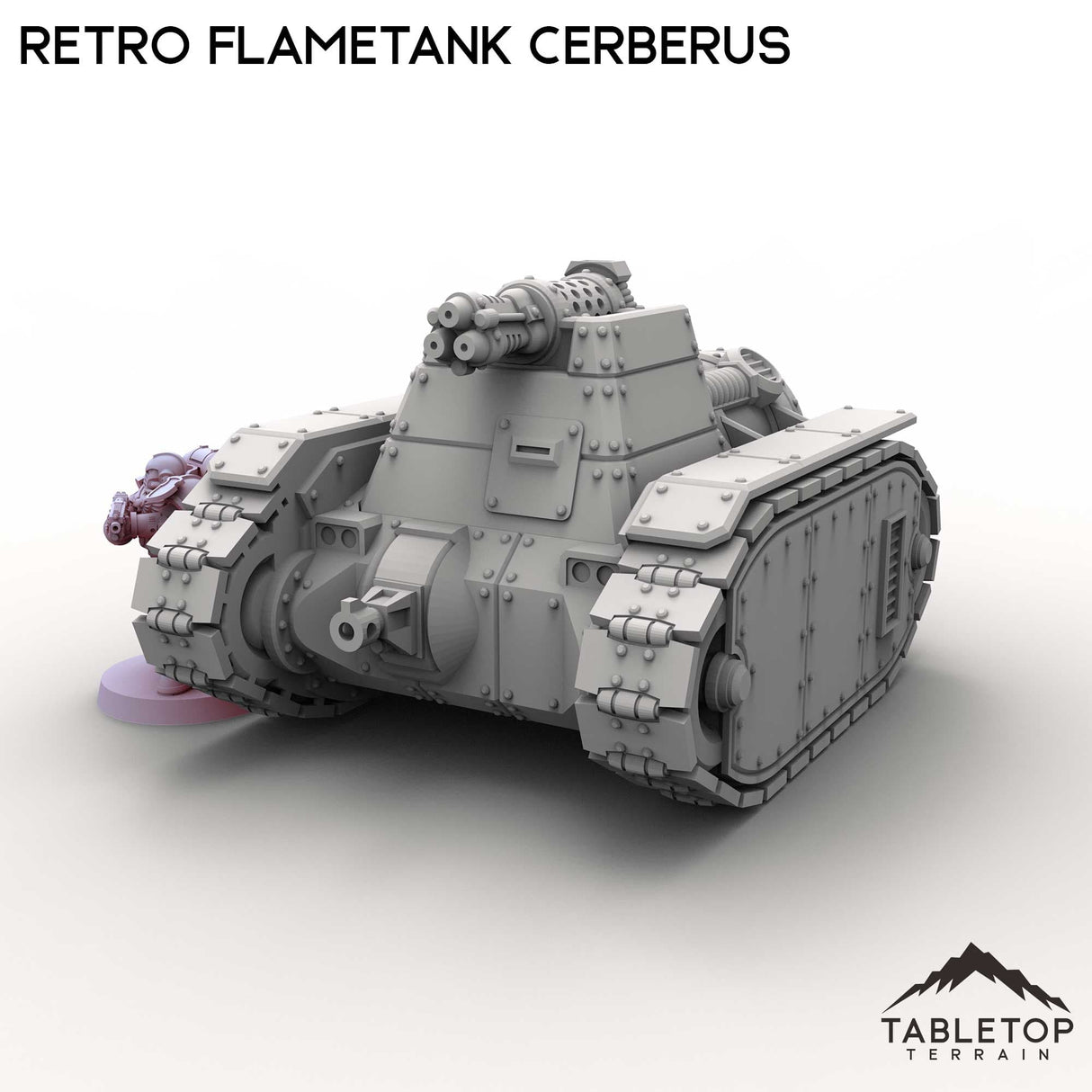 Tabletop Terrain Vehicle Retro Flametank Cerberus