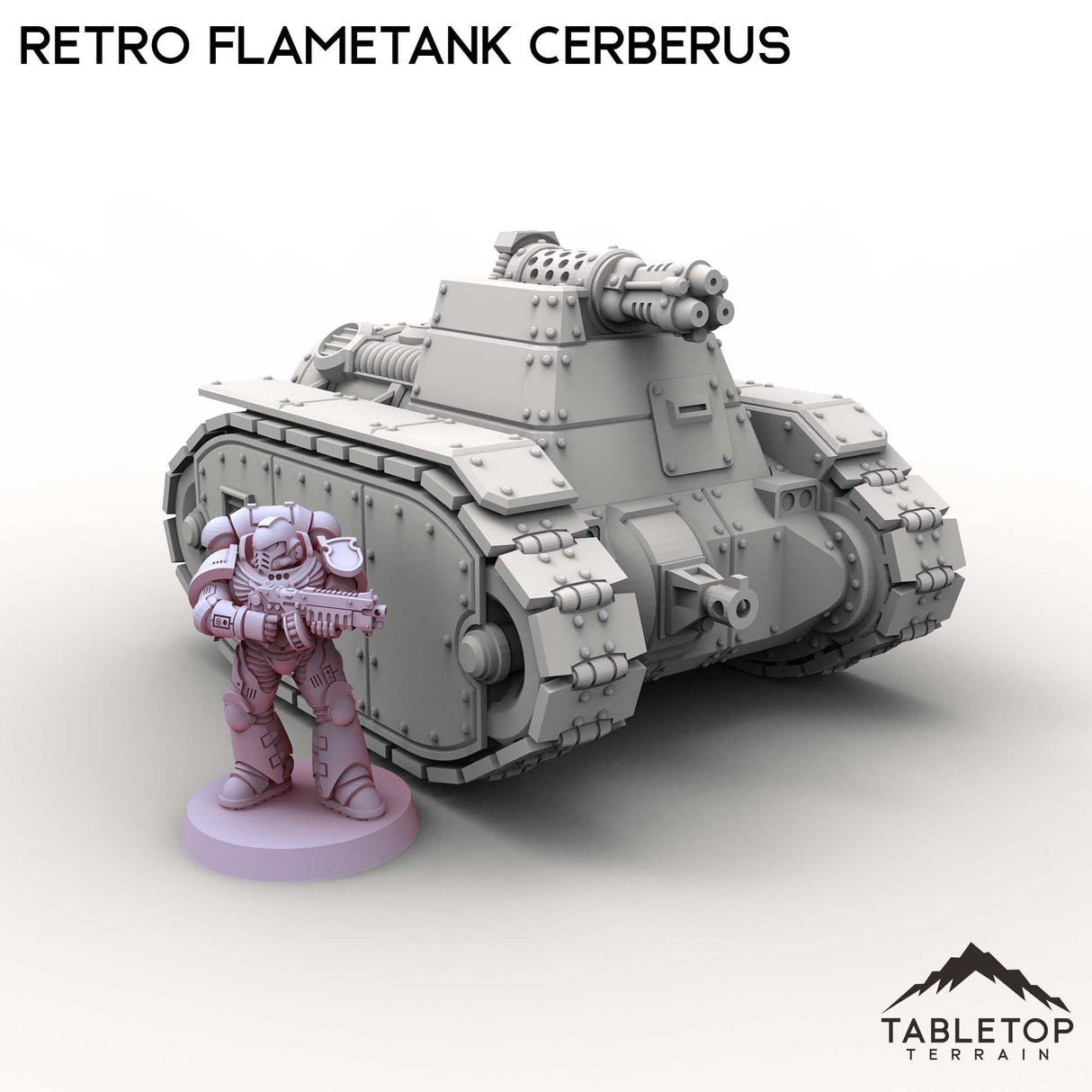 Tabletop Terrain Vehicle Retro Flametank Cerberus