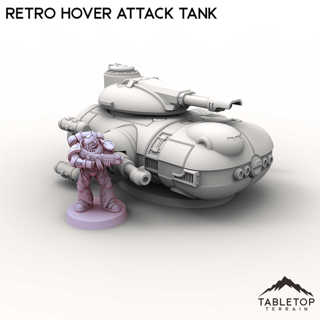 Tabletop Terrain Vehicle Retro Hover Attack Tank