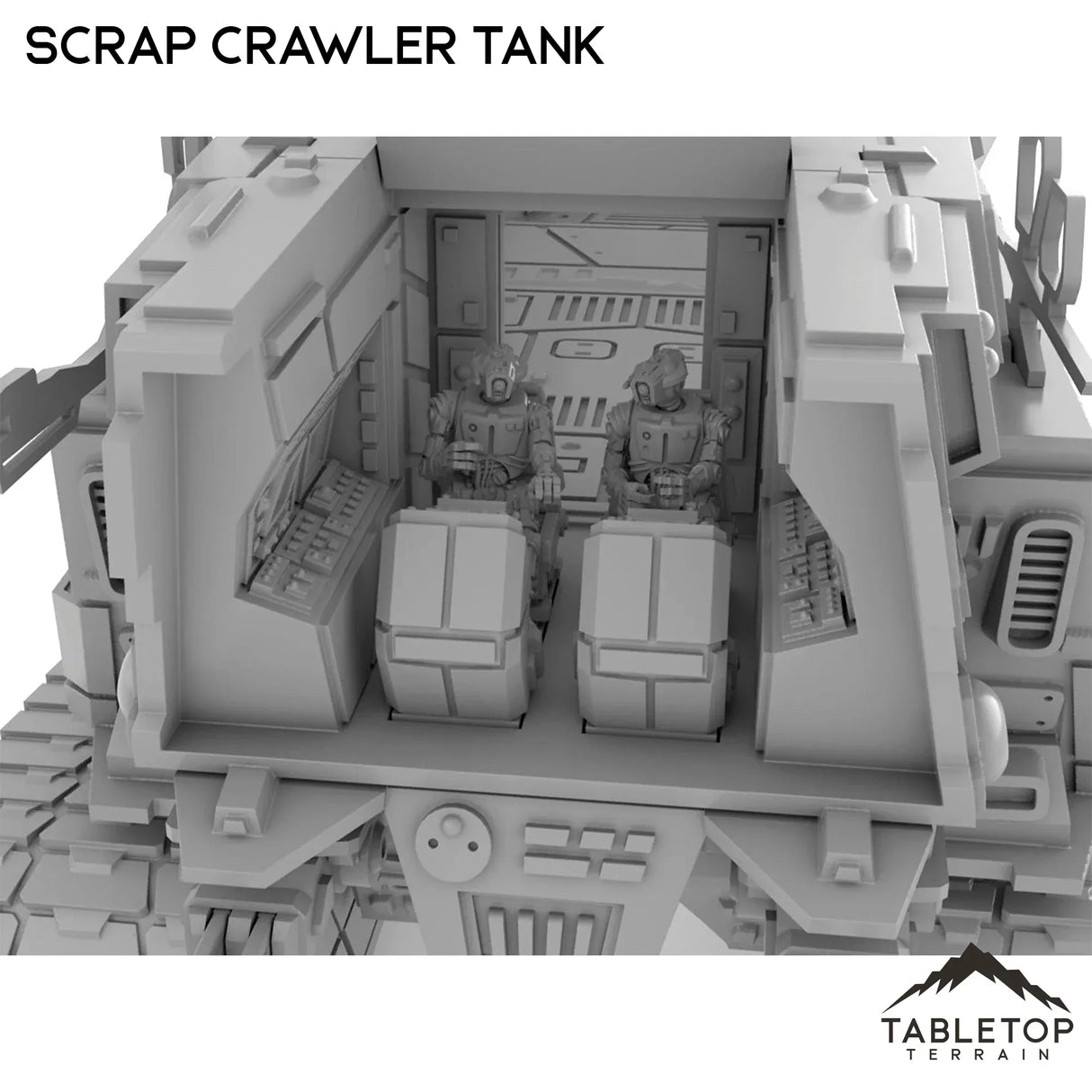 Tabletop Terrain Vehicle Scrap Crawler Tank