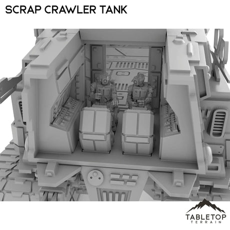 Tabletop Terrain Vehicle Scrap Crawler Tank