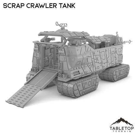 Tabletop Terrain Vehicle Scrap Crawler Tank