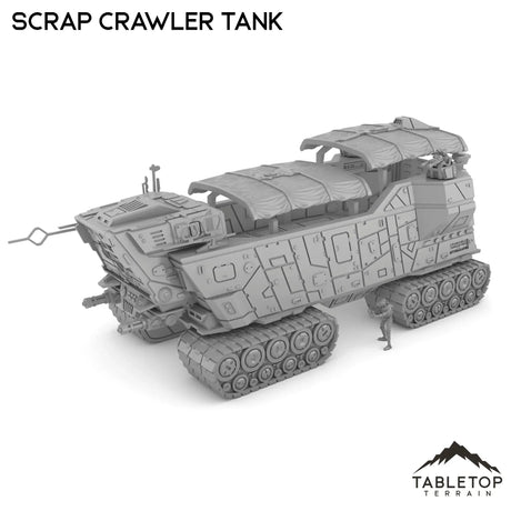 Tabletop Terrain Vehicle Scrap Crawler Tank