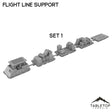 Tabletop Terrain Vehicle Set 1 Flight Line Support Cargo Trolleys