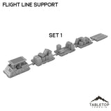 Tabletop Terrain Vehicle Set 1 Flight Line Support Cargo Trolleys